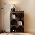 Modern Middle Ancient Bookcase Modern Bookcase Bookcase Modern Side Cabinet Modern Decorative Cabinet Modern Middle Ancient Decorative Cabinet 3d model