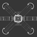 Historical Wooden Pillory With Circular Holes And Metal Chain Base Support