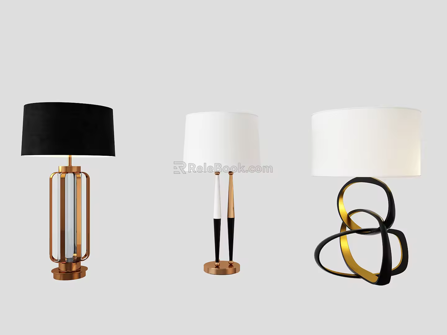 Post-modern table lamp 3d model