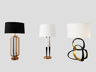 Post-modern table lamp 3d model