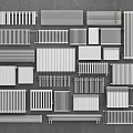 Various Modern Radiator Designs And Styles For Home Heating Systems 3d model