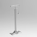 Adjustable Silver Medical Exam Lamp With Metal Stand And Stable Base