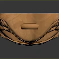 Traditional Handcrafted Wooden Mask With Intricate Carvings And Pearl Eyes Design