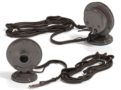 Brown Daily Electrical Appliance Bases With Long Cords For Home Practical Use 3d model