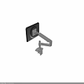 Adjustable Metal Monitor Mount With Swivel Arm And Stable Base