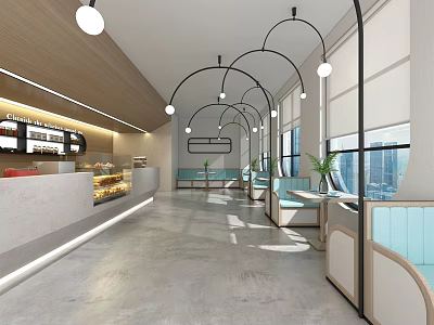 Modern Sweet Shop 3d model