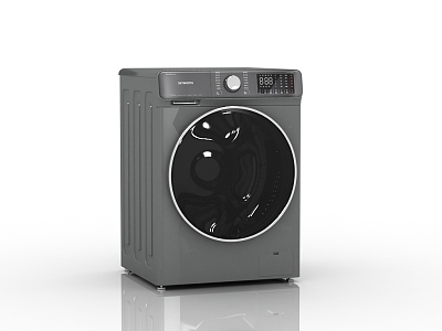 Modern washing machine drum washing machine 3d model