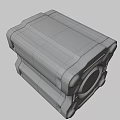 Sci-Fi Container PBR 3d model