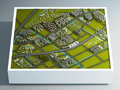 Planning sand table 3d model