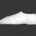 White Flat Shoes With Strap Details Simple Design For Casual Wear