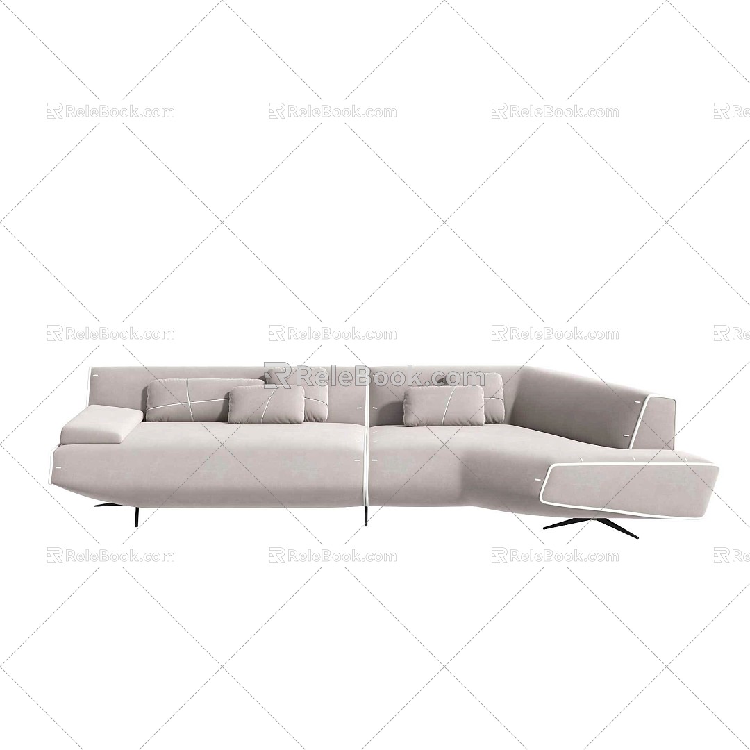 Modern Corner Sofa Poliform Polyvum Sofa 3d model