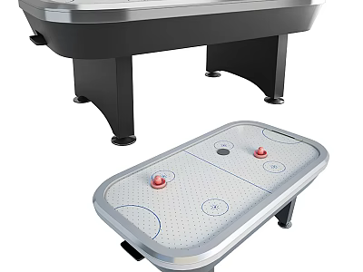 Sports Equipment Air Hockey Table With Modern Design For Indoor Family Games 3d model