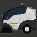 Sweeping Robot Cleaning Robot Automatic Cleaning Robot Science Fiction Sweeper Automatic Cleaning Machine 3d model