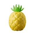 Modern pineapple fruit cartoon glass 3d model