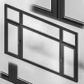 Modern Casement Windows With Various Designs Styles And Sizes For Home Use 3d model
