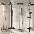 Modern Shower 3d model
