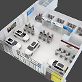 4S Automobile Service Center With Used Car Sales Evaluation Insurance And Vehicle