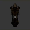 Game Movie Character Featuring Mechanical Arm With Metal Gear And Bolt Details