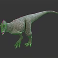 Realistic Theropod Dinosaur Model With Sharp Teeth Textured Skin And Studio Lighting 3d model