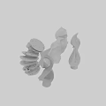 Unique White Ceramic Vessels With Modern Artistic Design For Home Decor