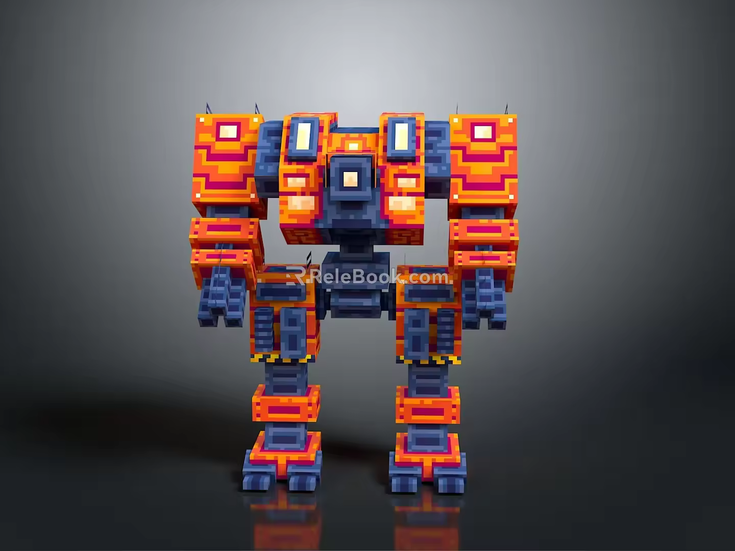 Robot Robot Assistant Small Robot Robot Butler Robot Butler Figure Game Figure 3d model