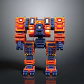 Robot Robot Assistant Small Robot Robot Butler Robot Butler Figure Game Figure 3d model
