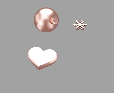 Modern Christmas Scene Christmas 3d model