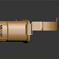 Golden VR Headset With Sleek Design And Adjustable Strap For Electronic Use