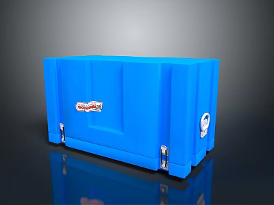 Engel Blue Pet Transport Box For Safe Animal Travel And Storage 3d model