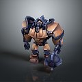 Mecha Warrior Mecha Soldier Machine Armor Mechanical Armor 3d model