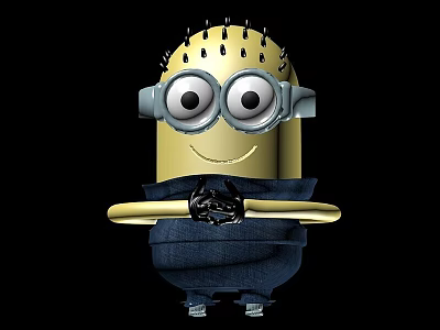Anime Game Character Minions 3d model