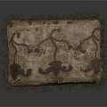 Decorative Fringed Edges Pillow In Neutral Tone With Intricate Patterned Design