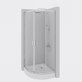 Shower room toilet shower 3d model