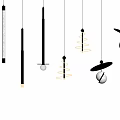Pendant lamp combination 3d model