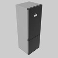 Black Refrigerator As Modern Stylish Home Kitchen Appliance With Sleek Design