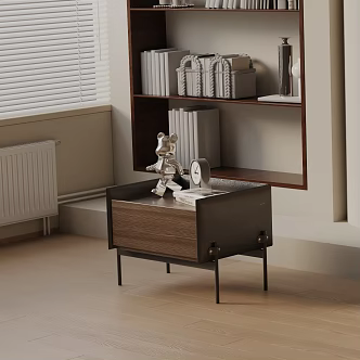 Modern bedside table 3d model