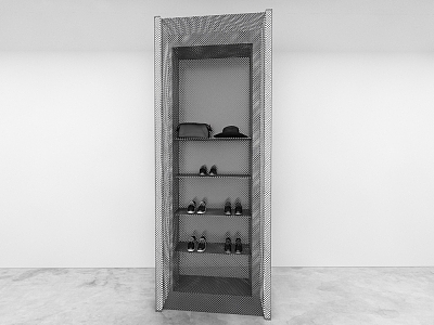 Shoe and hat cabinet 3d model