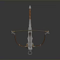 Crossbow Mechanical Crossbow Shift Bow and Arrow Shoot Far Equipment Weapons High-tech Crossbow 3d model