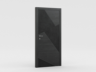 Modern swing door 3d model