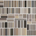 Wooden Wall Paneling Featuring Multiple Styles Different Textures And Neutral Tones