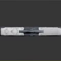Ornate Silver Sword With Golden Accents Slender Blade And Brown Hilt 3D Model Design