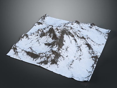 Geography, topography, mountain shape, ridge, ridge, valley, mountain range, canyon, geomorphology, mountain peak, mountain body 3d model