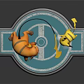 Modern game character pica chubaokemeng elf pokemeng god beast 3d model