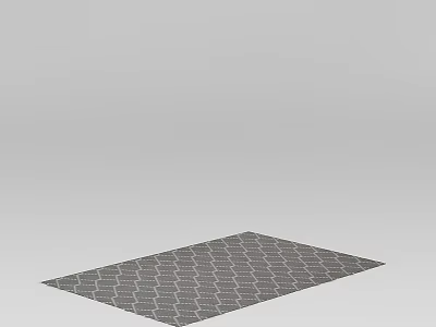 Tech Exhibition Hall Interior Featuring Hexagonal Pattern Floor Design Elements 3d model
