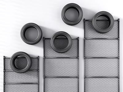 Industrial LOFT Tire 3d model