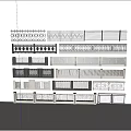 Various Fence Designs With Different Patterns And Materials For Outdoor Use 3d model