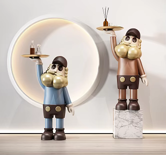 Modern Sculpture 3d model