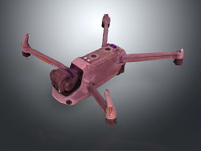 Advanced Quadcopter Drone Equipment With Rotors Camera And Landing Gear Structure 3d model