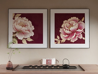 New Chinese Decorative Painting 3d model