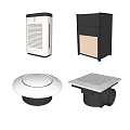 Various Types of Industrial Equipment with Mobile Heater Exhaust Hood Radiator and Ventilation Unit
